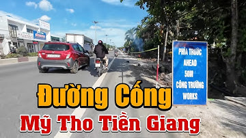 Ngã Tư Đồng Tâm Quốc Lộ 1 Sửa Chữa Cống Thoát Nước Về Ngã Ba Trung Lương Mỹ Tho Tiền Giang Đổi Thay