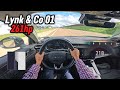 2022 Lynk & Co 01 1.5 Turbo Plug-in Hybrid (261 hp) | POV Autobahn Test Drive in Germany