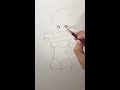 水着に着替え中の水原千鶴描いてみた【彼女、お借りします】絵の描き方動画