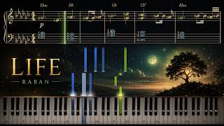 Life - Raban (Piano Tutorial with Sheets)