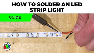 How to Solder LED Strip Lights