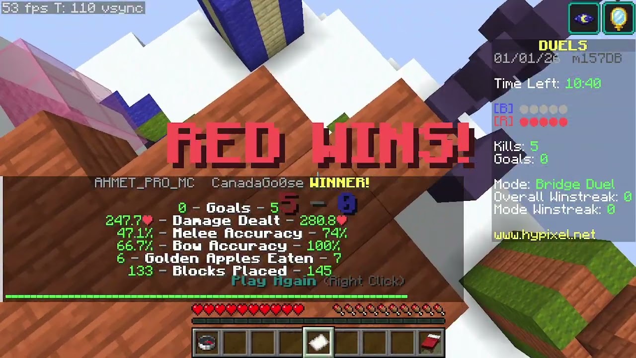 Minecraft hypixel the bridge