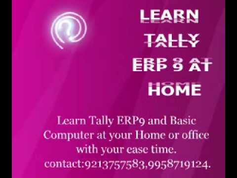 learn tally erp and basic computer at home or office with ease time.