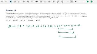 Problem #10: AMC10A 2024