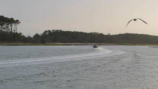 Boat at Hog Inlet, North Myrtle Beach South Carolina 10.6.19