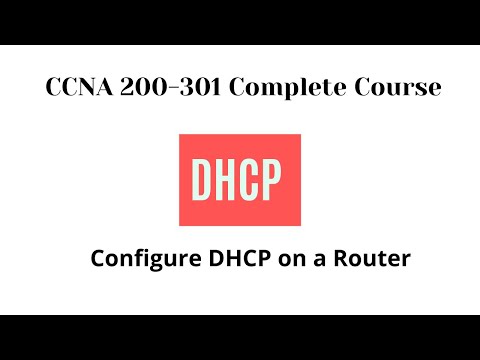 Configure DHCP on a Router