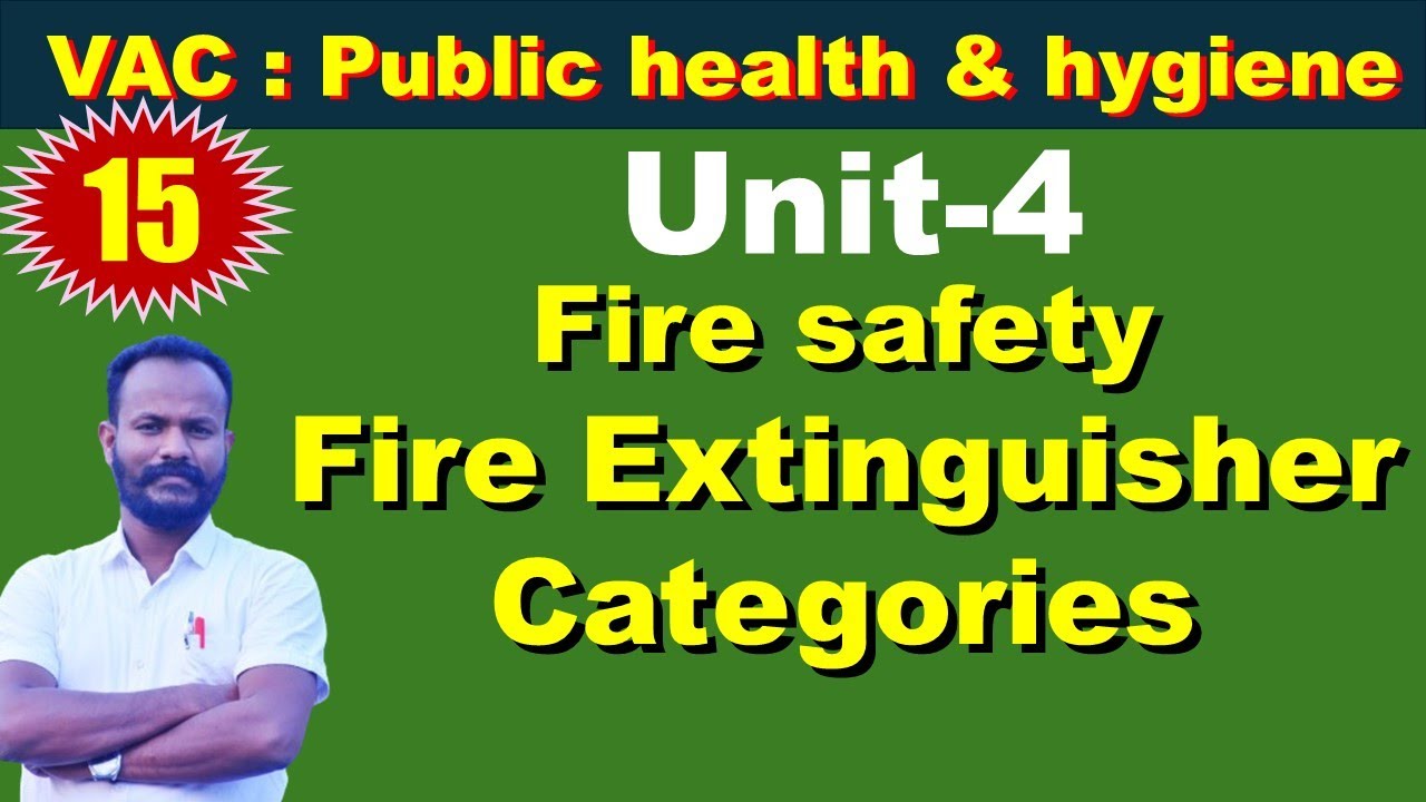 VAC 44: Fire Safety: Fire Extinguisher: by Anand sir