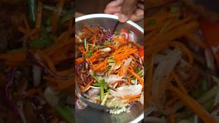 ยำหมูเส้น 🌶 Yum Moo Sen | Thai Shredded Pork Salad 🥬 #shorts #asmrfood #recipe