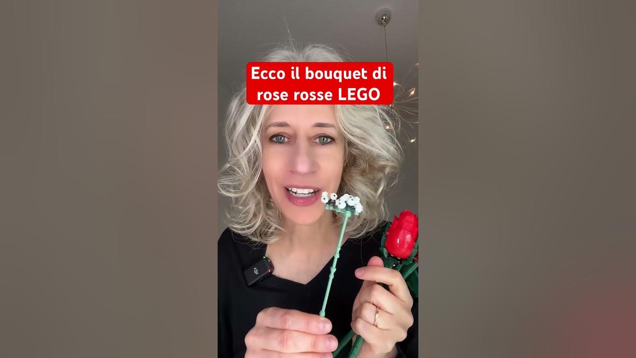 Ecco il bouquet di rose rosse LEGO 