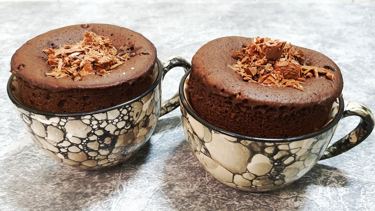 Chocolate cupcake in microwave oven Cupcake making recipe Eggless YouTube