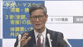 拡大地域の往来自粛を呼びかけ　分科会で提言へ(2020年11月25日)