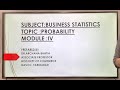 Probability Module 4