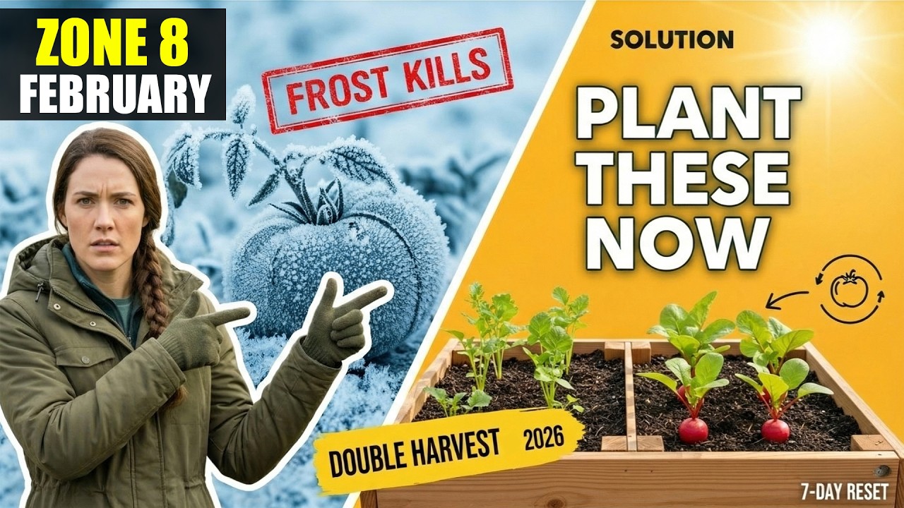 Zone 8 February Planting Strategy: Plant THESE NOW for a Double Harvest (2026)!