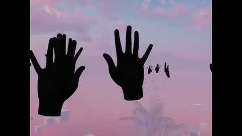 VR Hand tracking and spatial mirroring experiment
