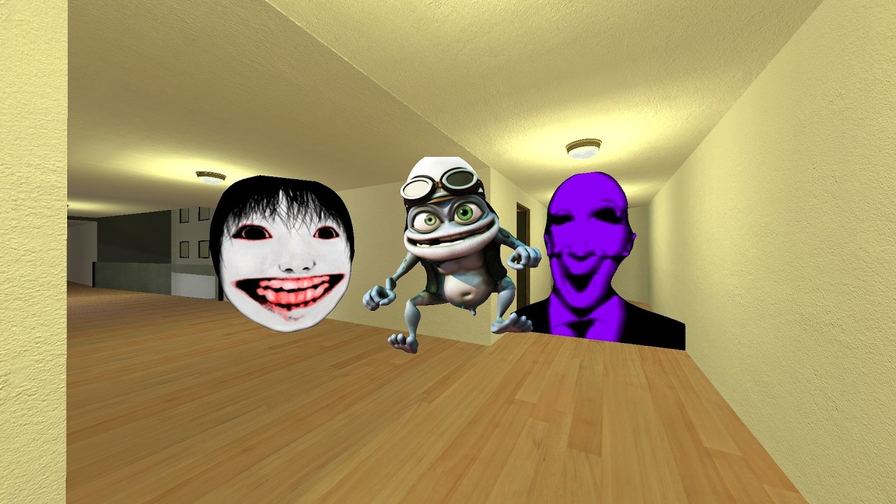 MY NAME IS CRAZY FROG YOSHIE AND AFTON NIMILAL HOTEL GMOD#playongmod #gmod #nextbot
