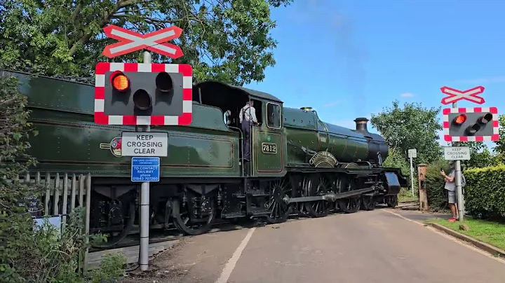 GWR 7812 Erlestoke Manor at Sea Lane, Dunster | West Somerset Railway | 18th July 2024