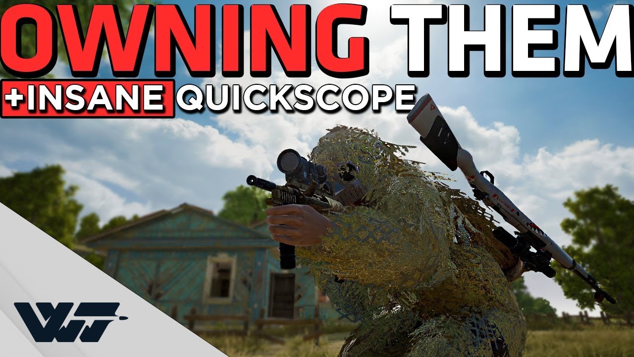 OWNING THEM with 6x AUG & Sniper - Can't believe how this Kar98k quickscope saved me!!! - PUBG