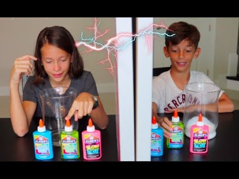 SLIME POR TELEPATIA COM MINHA MÃE (TWIN SLIME TELEPATHY CHALLENGE)