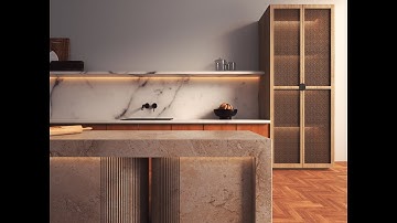 Modern kitchen render in vray | vray for sketchup | sketchup interior design |