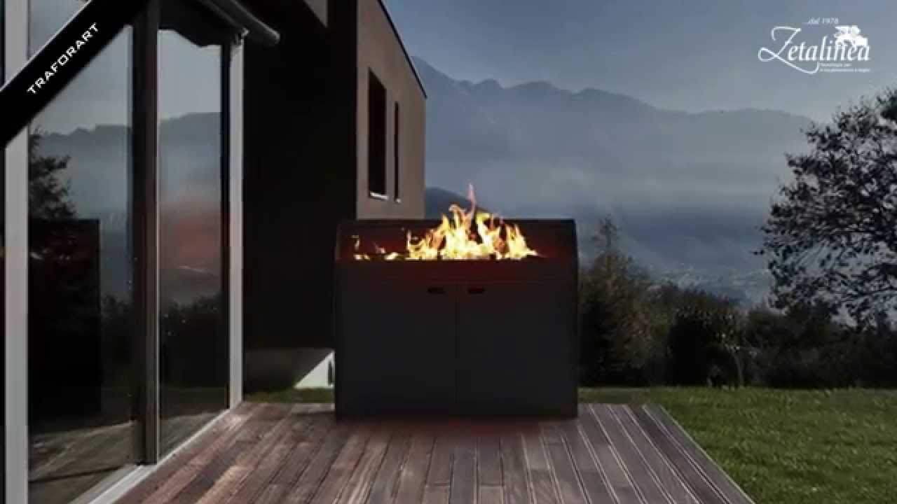 Camini design da esterni traforart: il fuoco "di carattere" per ...