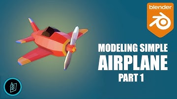 Modeling Simple Airplane Part 1 #lowpolyblender #blendermodeling #animationstudiofantasy