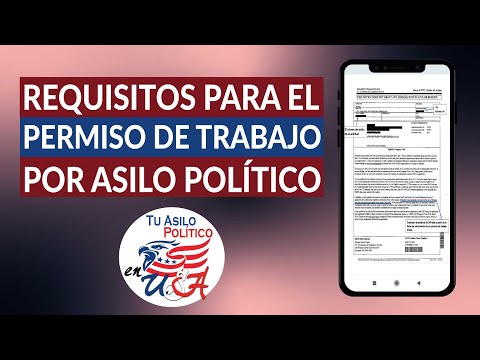 ¿Cuáles son los requisitos para el PERMISO DE TRABAJO categoría c08 por asilo político?