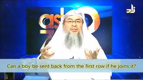 Pulling back children from the front row in Prayer and taking their place - Sheikh Assim Al Hakeem