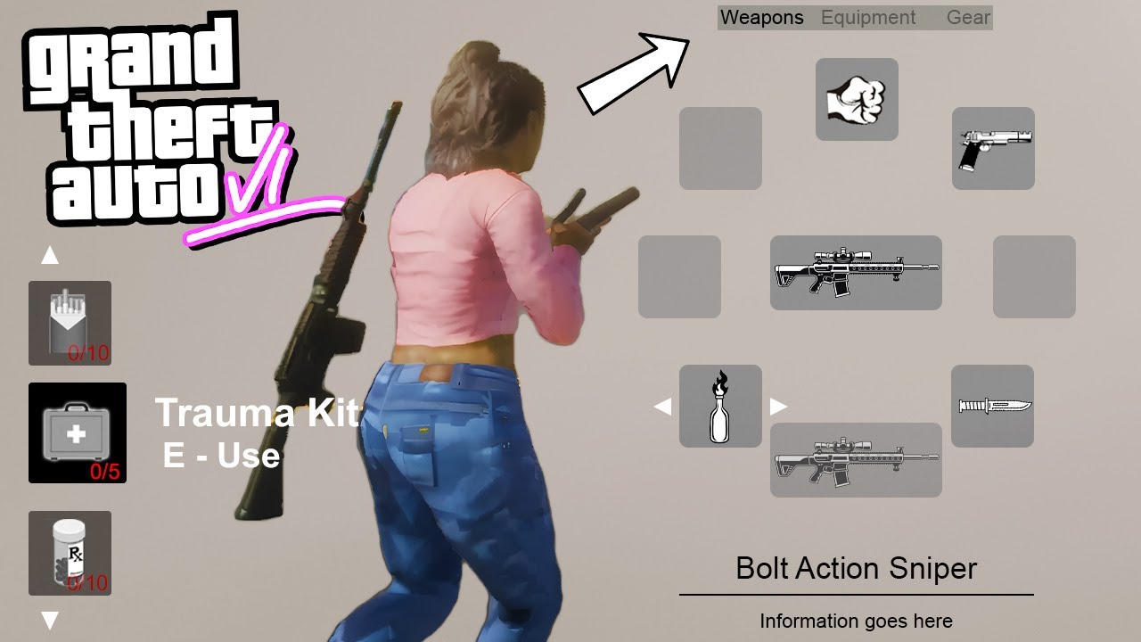 Weapon Wheel in GTA 6 Leaked Video - video Dailymotion