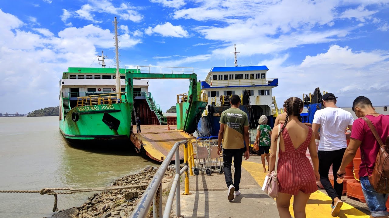 Viajando de ferry boat (Cujupe para São Luís) Maranhão - YouTube