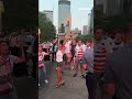 Soccer fans celebrate as U.S. men’s team wins first knockout match in 24 years
