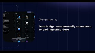 1. DataBridge, automatically connecting to and ingesting data.