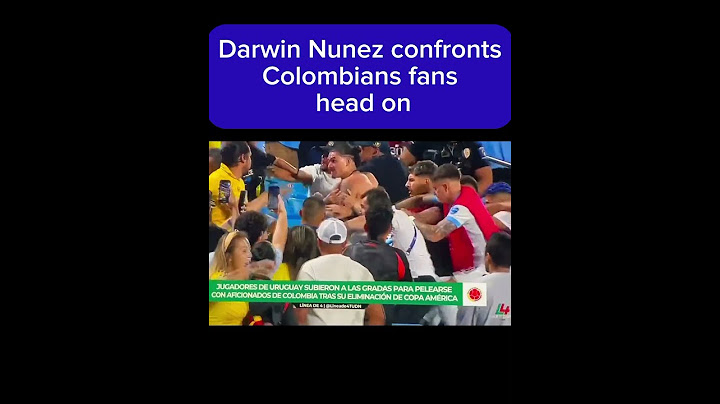 Darwin Nunez confronts Colombian fans #trendingshorts  #copaamerica #colombia  #southamerica #fifa