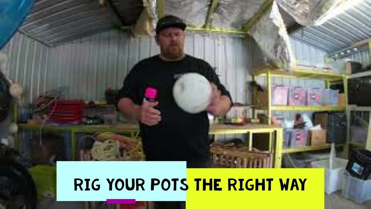 How To Rig Cray Pots Lobster Pots YouTube