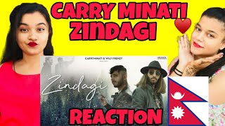 Zindagi - carryminati x wily frenzy | song reaction