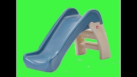 STEP 2 PLAY AND FOLD JUNIOR SLIDE * 1-14 NUMBER COUNT * SUPERMAN SLIDING