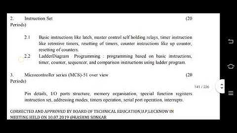 PLC, MICRO CONTROLLER & SCADA UPPCL-JE 2021