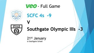 21st Jan - Full Game - 4s v Southgate Olympic - Won 9 - 3