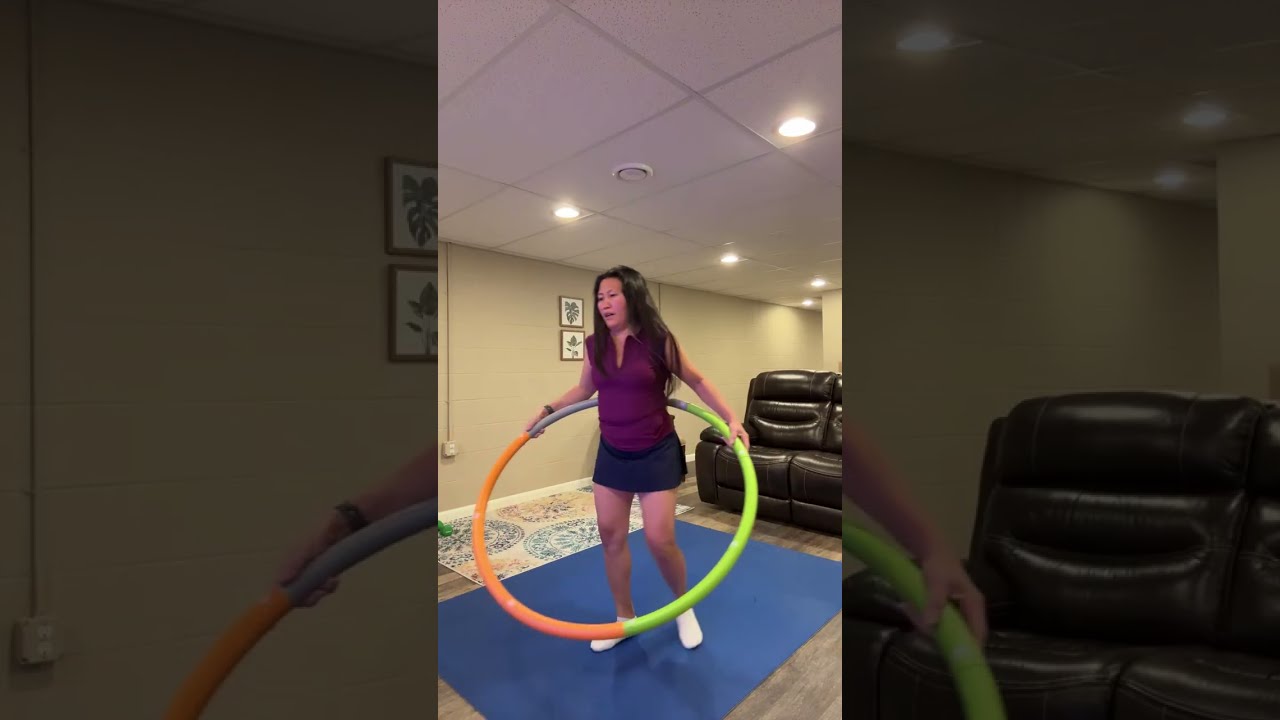 Tess Bisdak In Ohio is live! Hula hooping exercise #workout #10kstepsaday #hulahoop