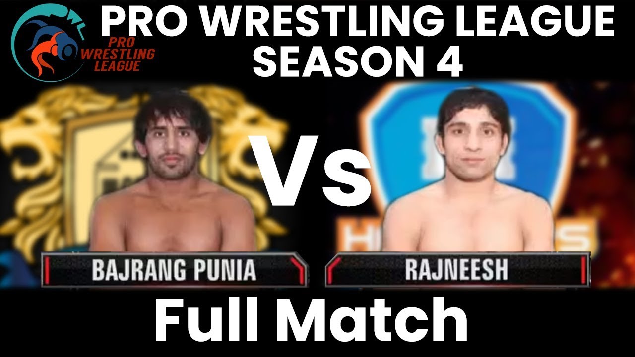 PWL 4 Day 13: Bajrang Punia vs Rajneesh | Punjab Royals vs Haryana Hammers | Full Match