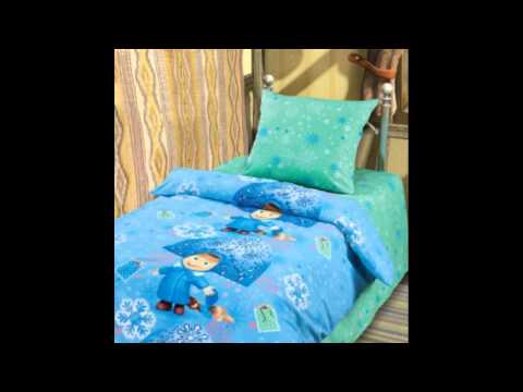 Постельное белье Маша и Медведь коллекция Непоседа из бязи