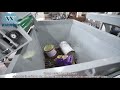 100-2000kg/h Plastic Bucket Metal Barrel Shredder Waste Plastic Crushing Machine with Push Arm