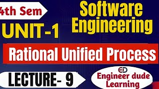 Rational Unified Process (RUP) Explained | Software Engineering Unit 1 (Lecture 9)@Engineerdude-g6m 