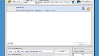 How to use ChrisPC Free Video Converter