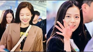 Jennie and Jisoo Airport Photos at Incheon to Malaysia for BLACKPINK 2019 World Tour