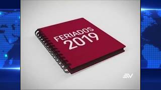 #Decreto  ¡FERIADOS APROBADOS EN 2019!