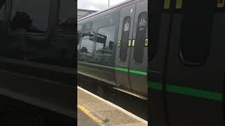 Gwr Train Departing Stracross Station On Its Way To Exmouth