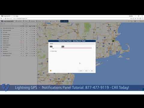 Understanding the Notifications Panel on the Lightning GPS Cloud Software