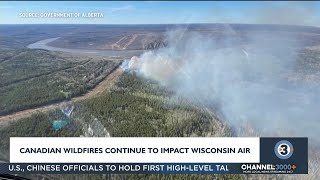 Canadian wildfires impact Wisconsin air quality