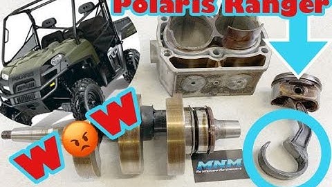 Polaris Ranger  * Viewer Discretion Advised  * Bottom End Explosion - Piston Rod