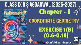 RS Aggrawal 2026-27 || Class 9 Solution || 1. Coordinate Geometry || Exercise 1(B) #math #class9math